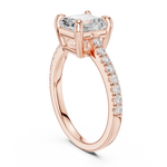 Gold Ring DDLR-874, Rose Gold, view 1
