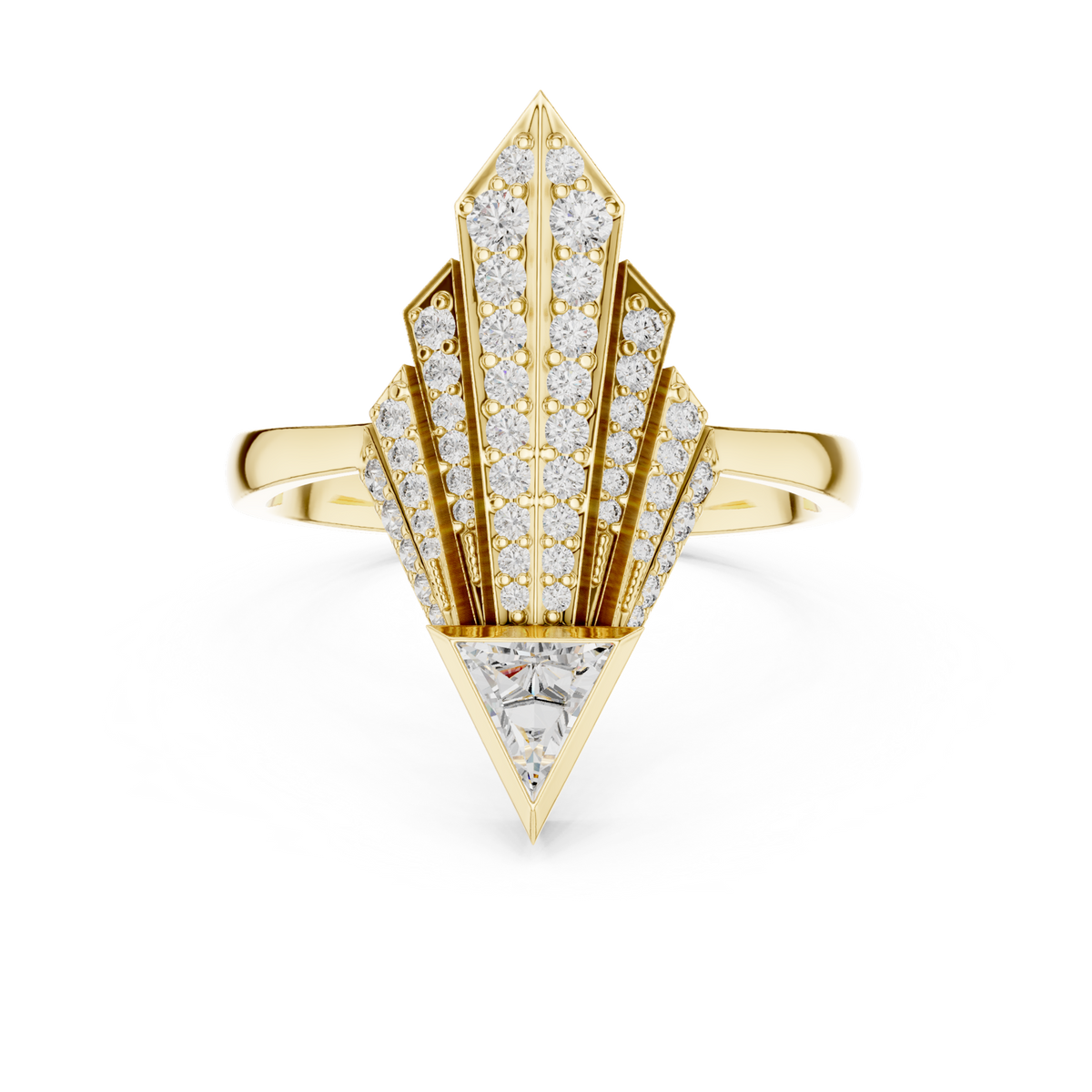 Gold Ring 00001L (42), Yellow Gold