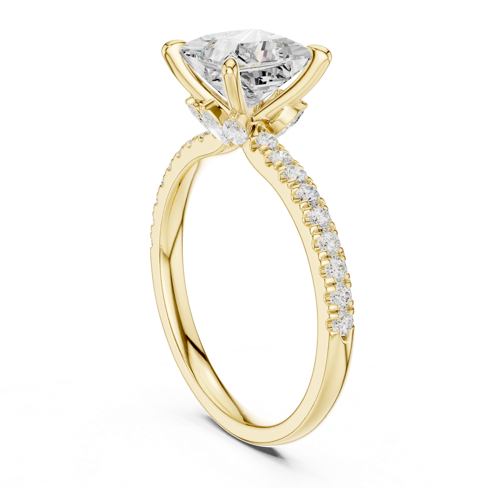 Gold Ring DDLR-1014, Yellow Gold
