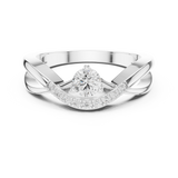 Gold Ring DDLR-829, White Gold, view 4