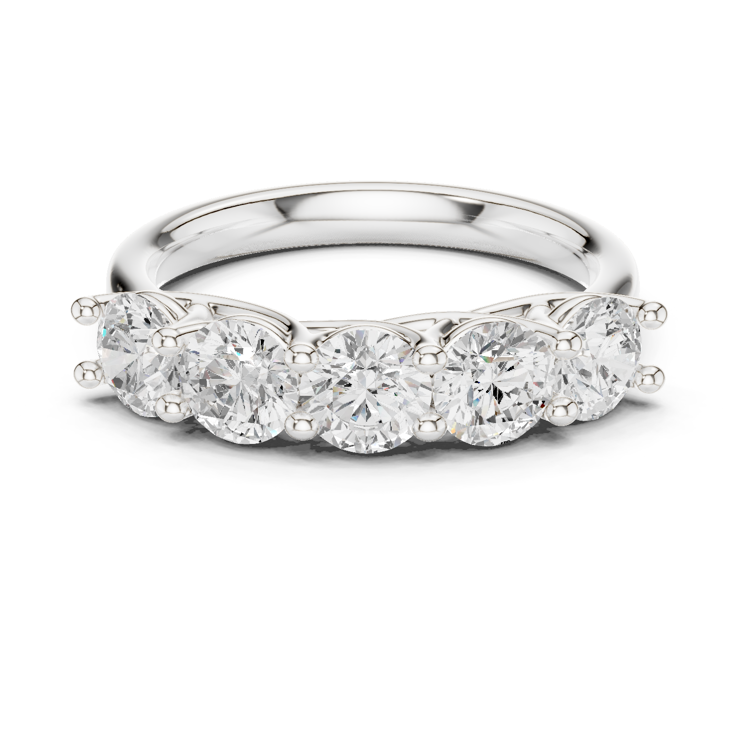 Gold Ring DDLR-719, White Gold