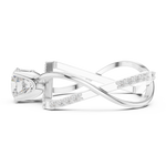 Gold Ring SBWR(50), White Gold, view 3