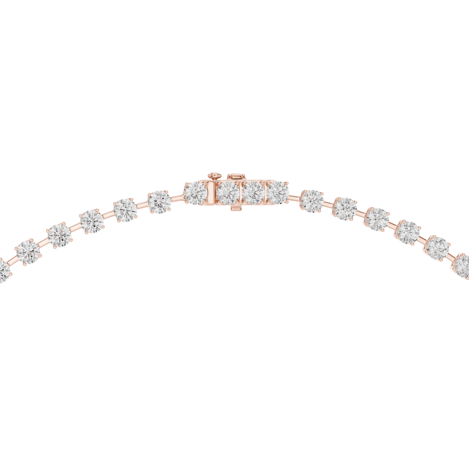 Gold Necklace GNK-0046, Rose Gold, view 4