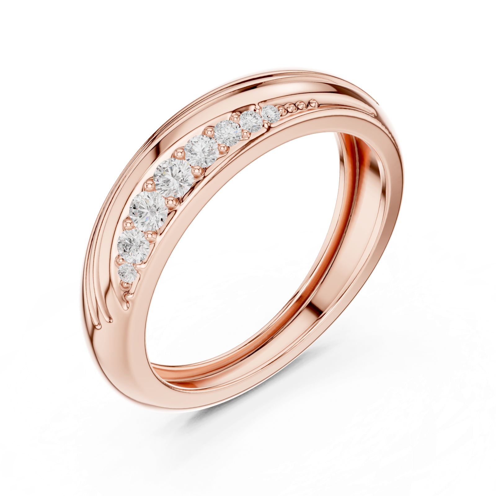 Gold Ring SBMR(14), Rose Gold, view 2