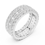 Gold Ring DDLR-369, White Gold, view 2