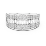 Gold Ring LR-01 (16), White Gold, view 4