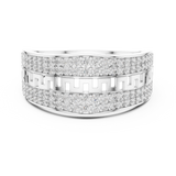 Gold Ring LR-01 (16), White Gold, view 4