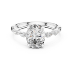 Gold Ring 00001L (35), White Gold