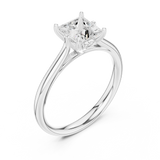 Gold Ring DDLR-798, White Gold, view 2