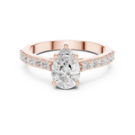 Gold Ring HLR-48, Rose Gold