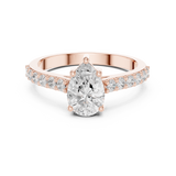 Gold Ring HLR-48, Rose Gold