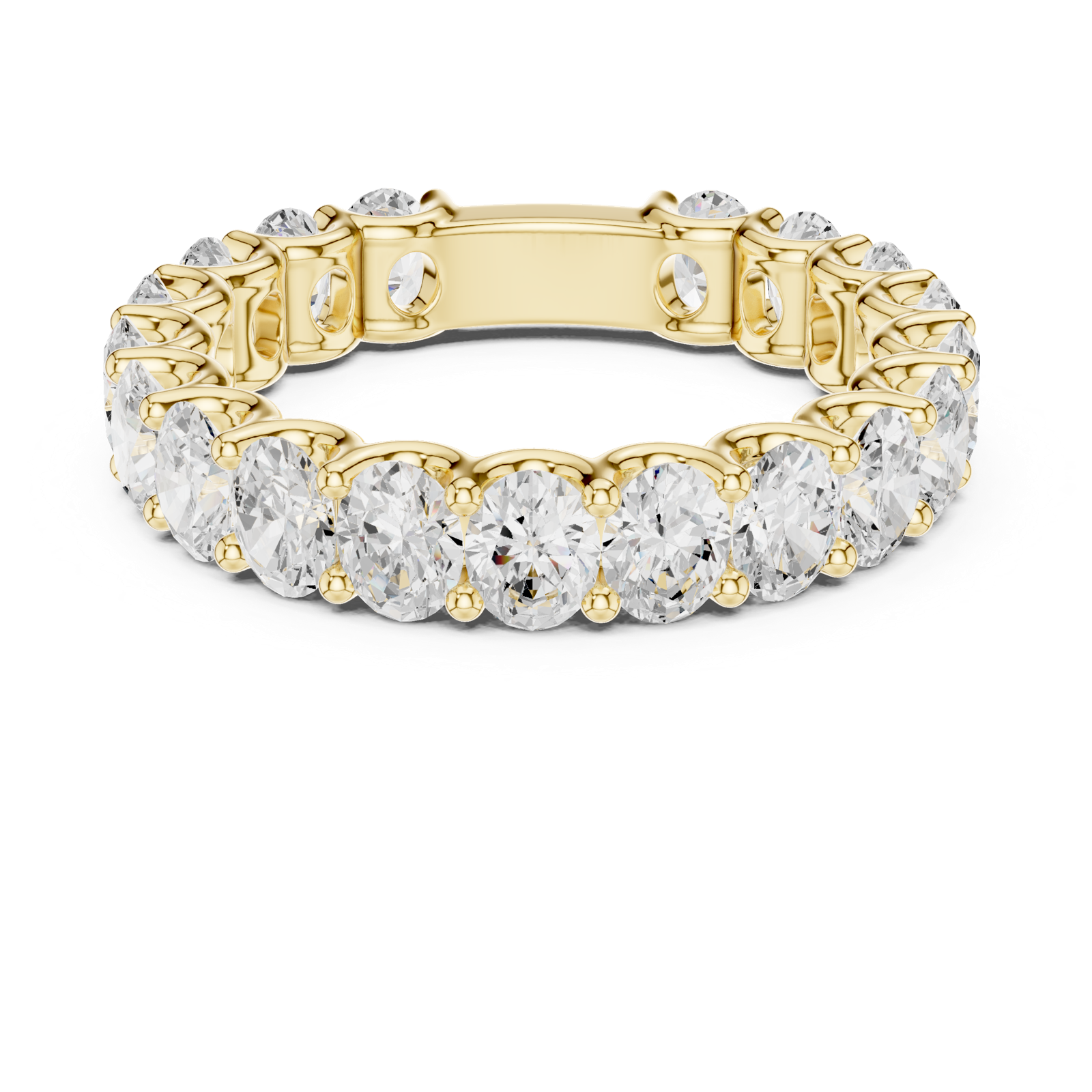 Gold Ring DDLR-695, Yellow Gold, view 4