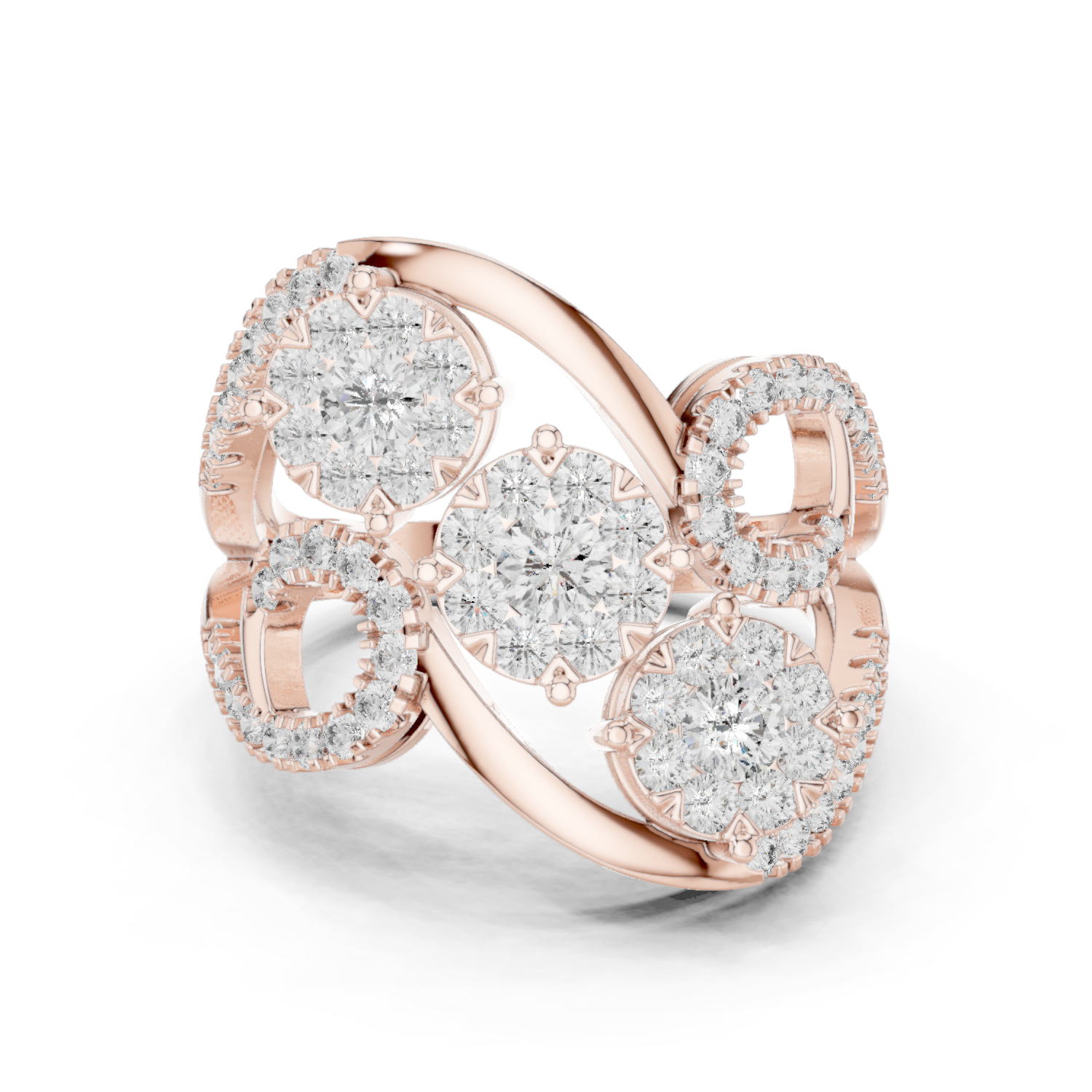 Gold Ring 19-120002L, Rose Gold
