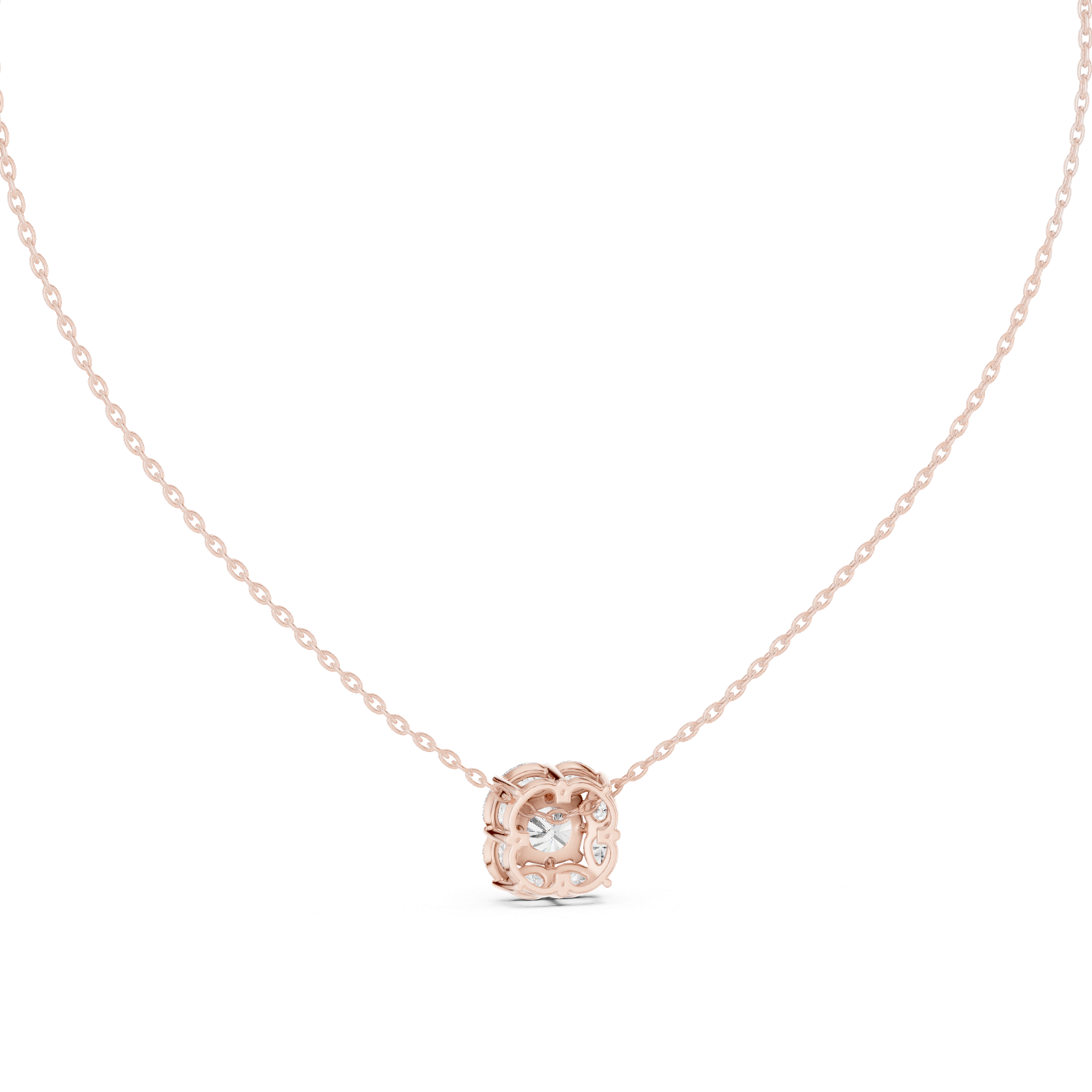 Gold Pendant GPD-0009, Rose Gold, view 4
