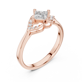 Gold Ring DDLR-515, Rose Gold, view 2