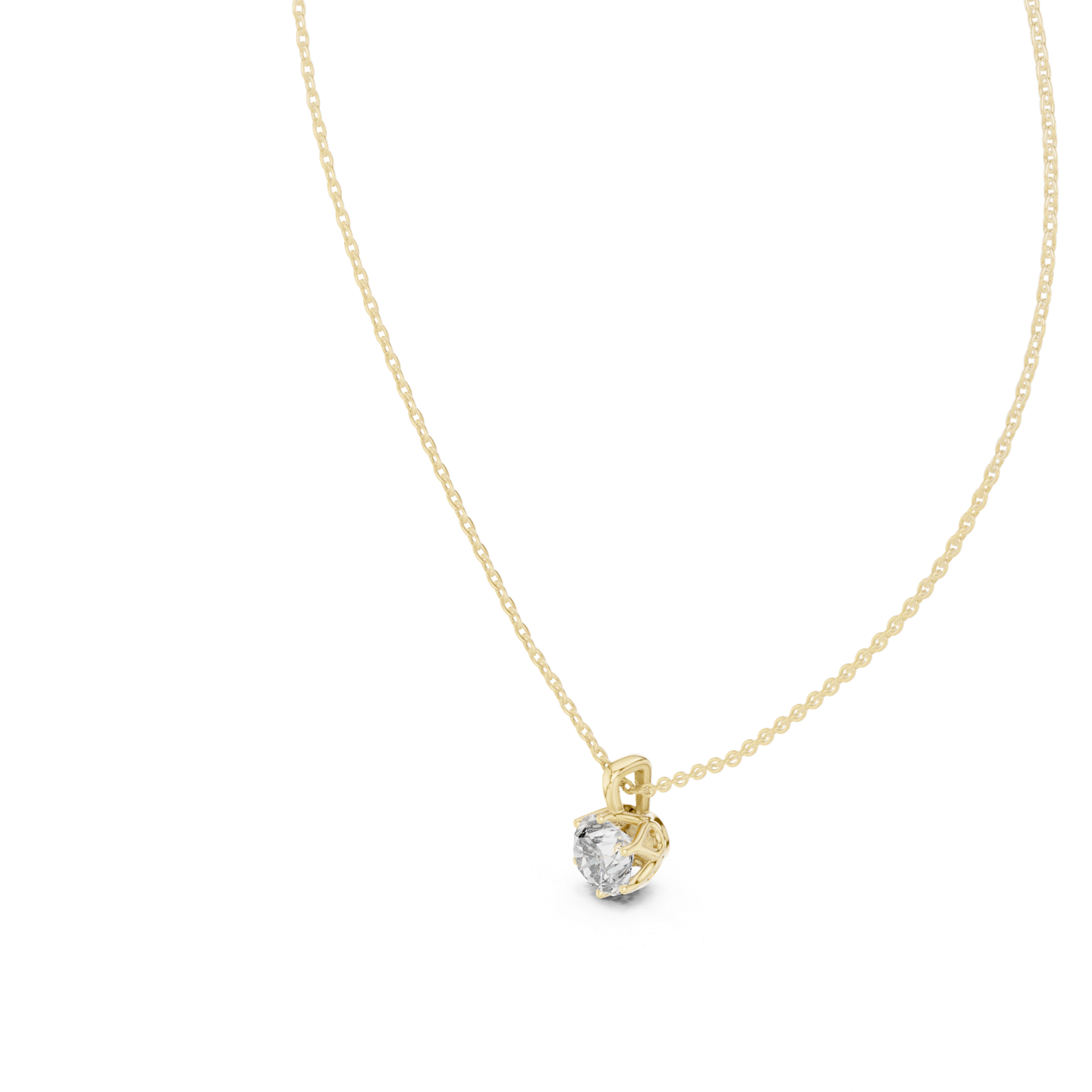 Gold Pendant GPD-0039, Yellow Gold, view 2