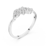 Gold Ring DR-6275, White Gold, view 2