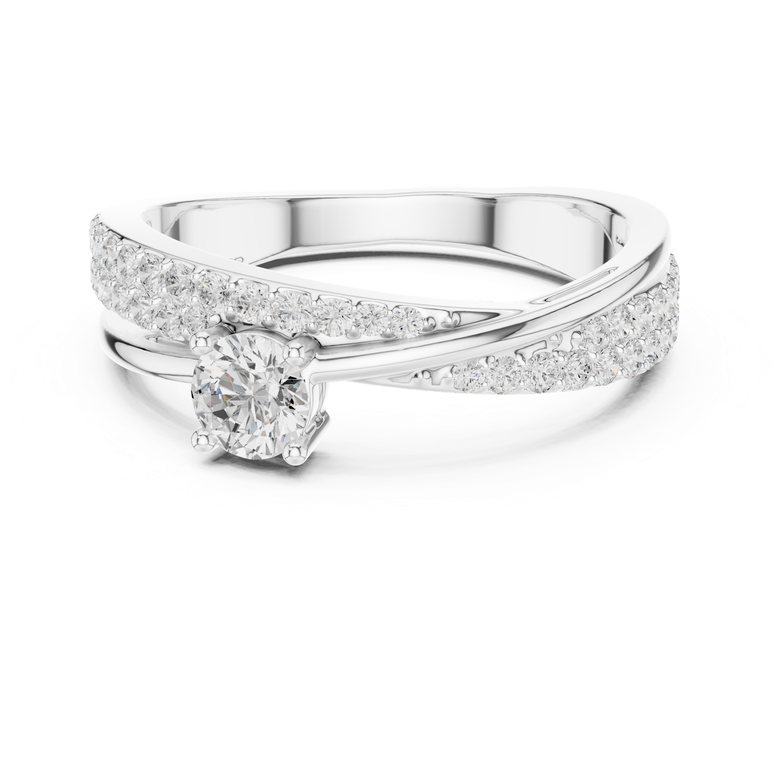 Gold Ring SBWR(1), White Gold, view 4
