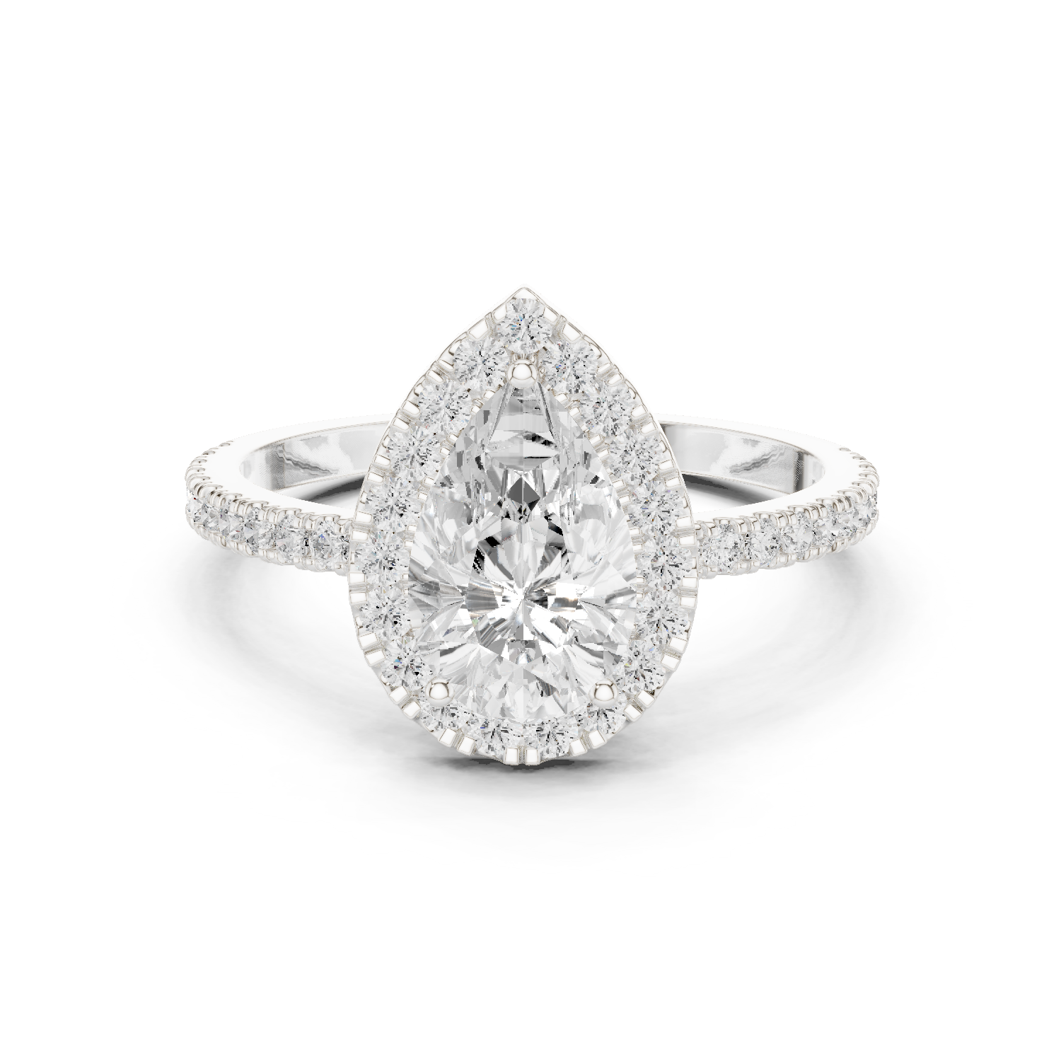 Gold Ring DDLR-1085, White Gold