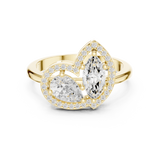 Gold Ring DDLR-531, Yellow Gold, view 4
