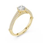 Gold Ring LR-0317, Yellow Gold, view 2