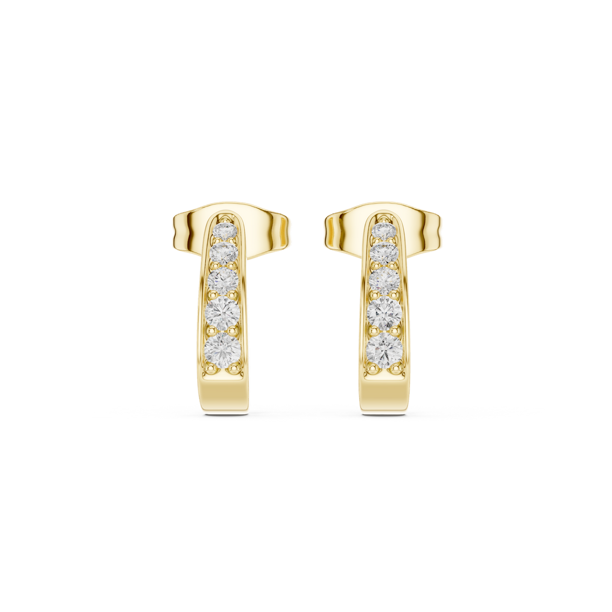 Gold Earrings SBER(15), Yellow Gold