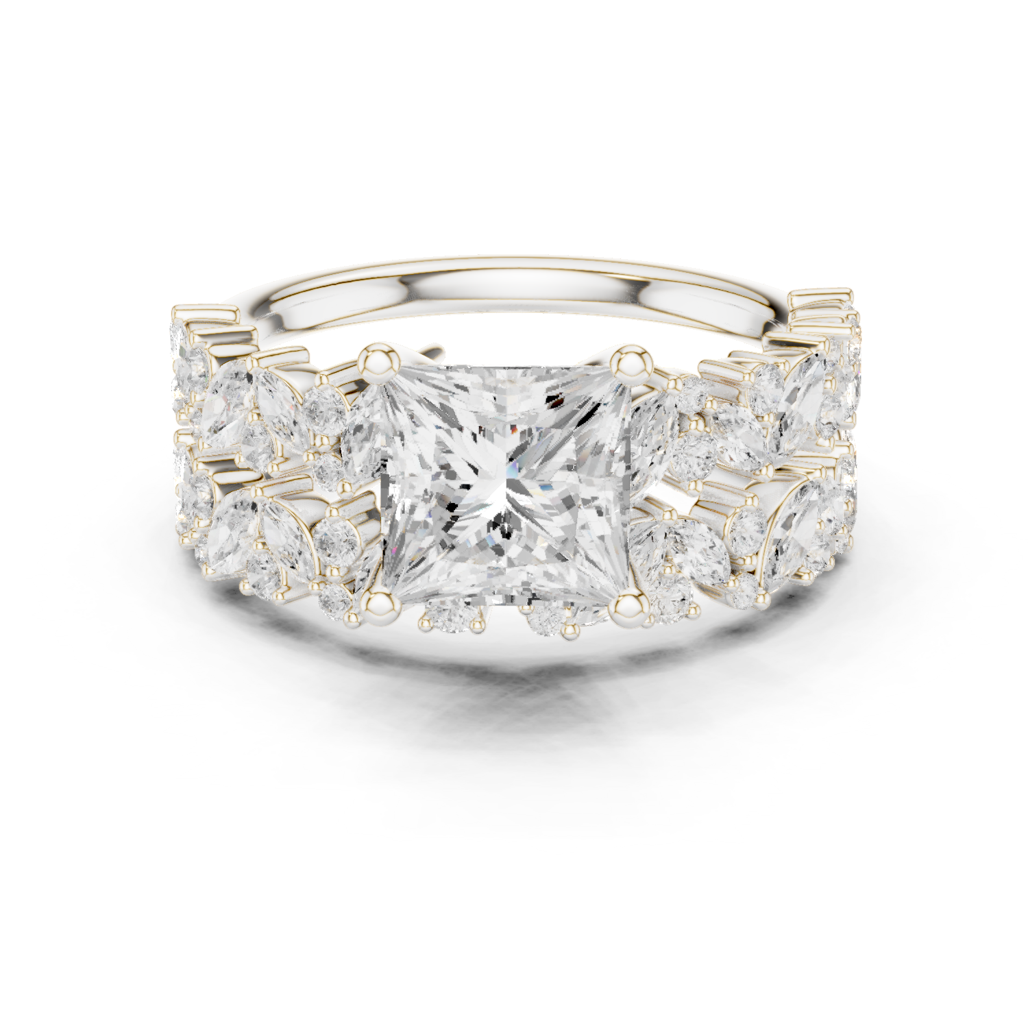 Gold Ring DDLR-945, White Gold