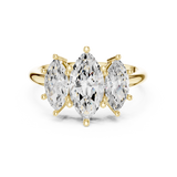 Gold Ring DDLR-1106, Yellow Gold, view 4