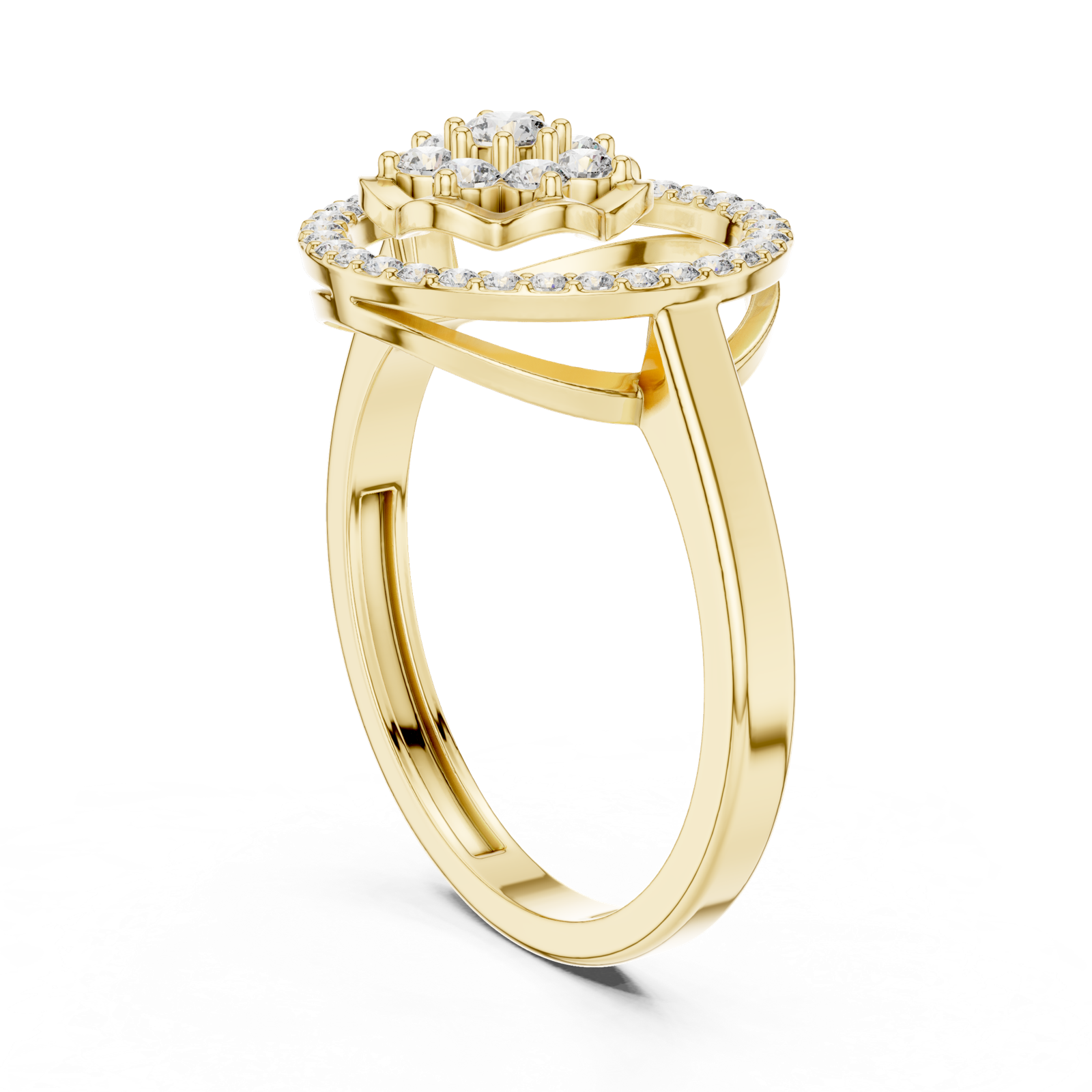 Gold Ring ALR-154, Yellow Gold