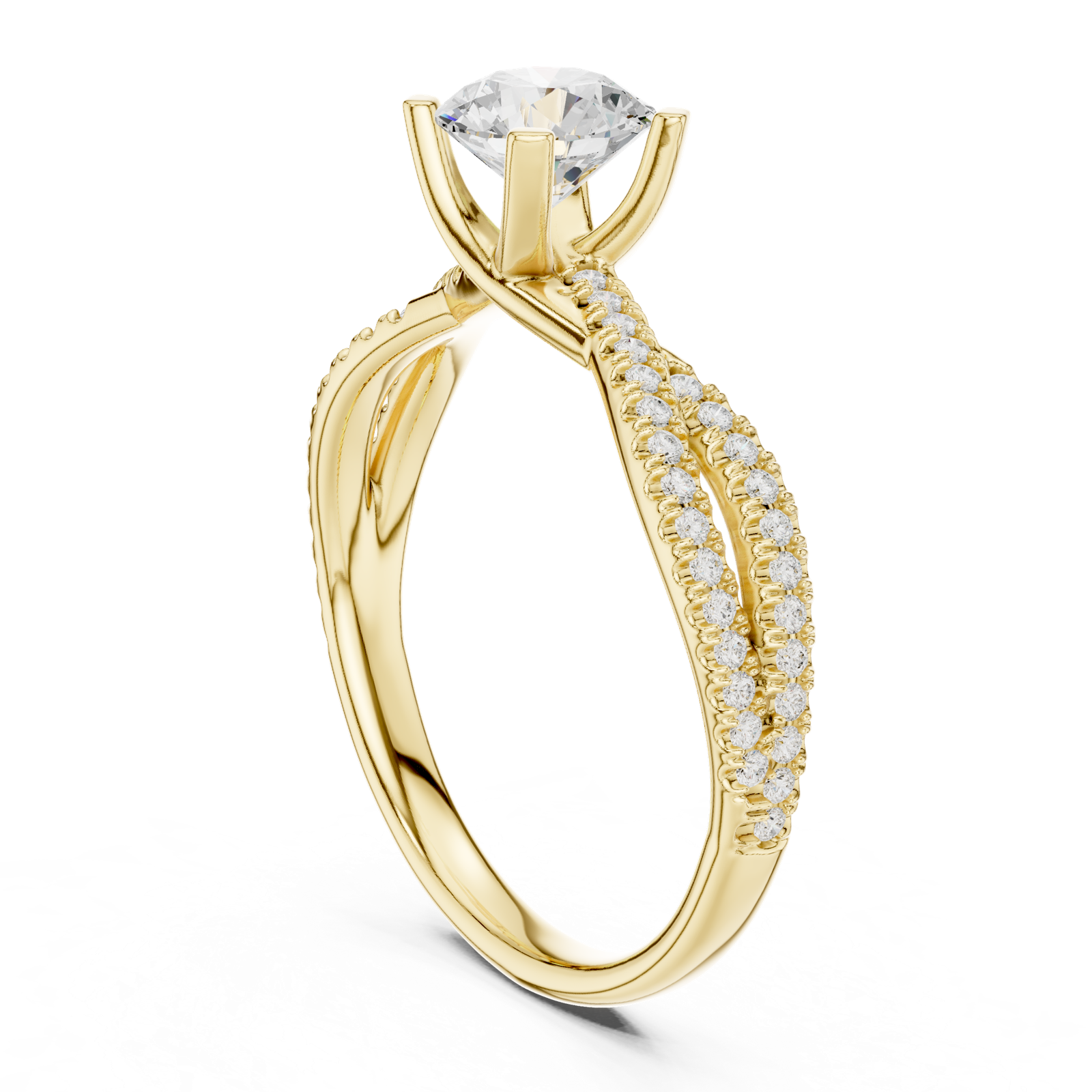 Gold Ring LR-0333, Yellow Gold