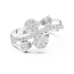 Gold Ring HLR -58, White Gold