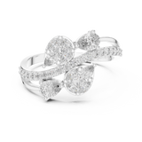 Gold Ring HLR -58, White Gold