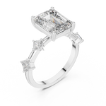 Gold Pendant 9-10021L_28, White Gold, view 2