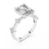 Gold Pendant 9-10021L_28, White Gold, view 2