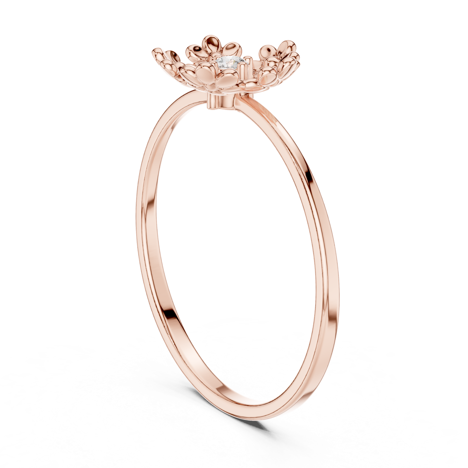 Gold Ring 1 (229), Rose Gold, view 1