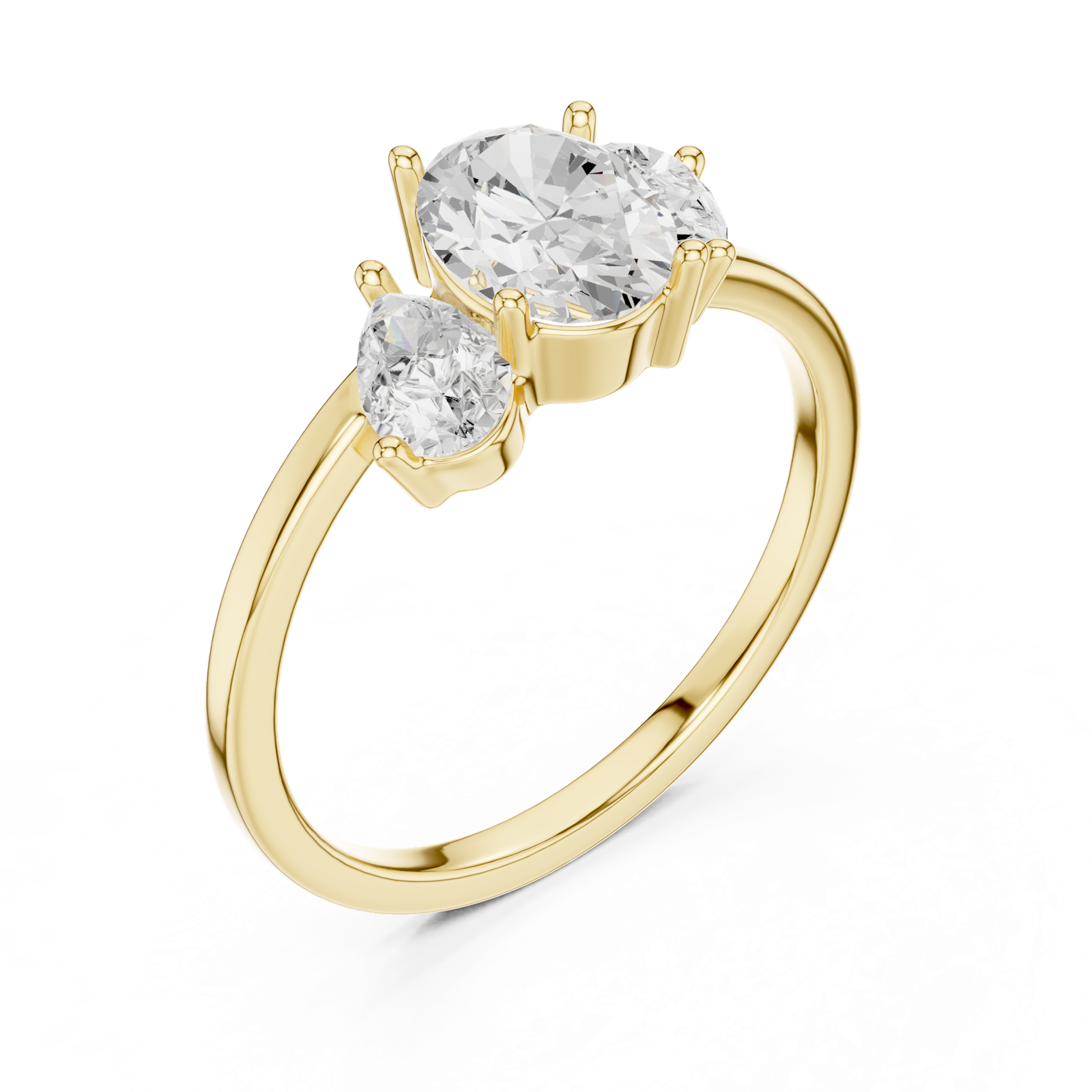 Gold Ring SBWR(10), Yellow Gold, view 2
