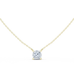Gold Jewelry, Cushion center stone, Yellow Gold