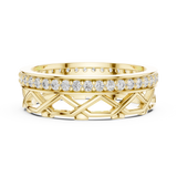 Gold Ring L22-R9, Yellow Gold, view 3
