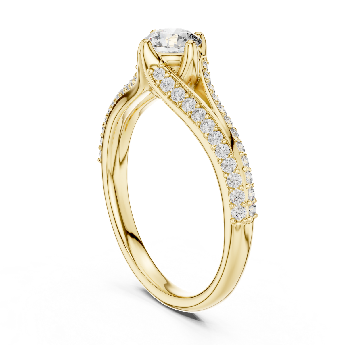 Gold Ring 00001L (3), Yellow Gold, view 1