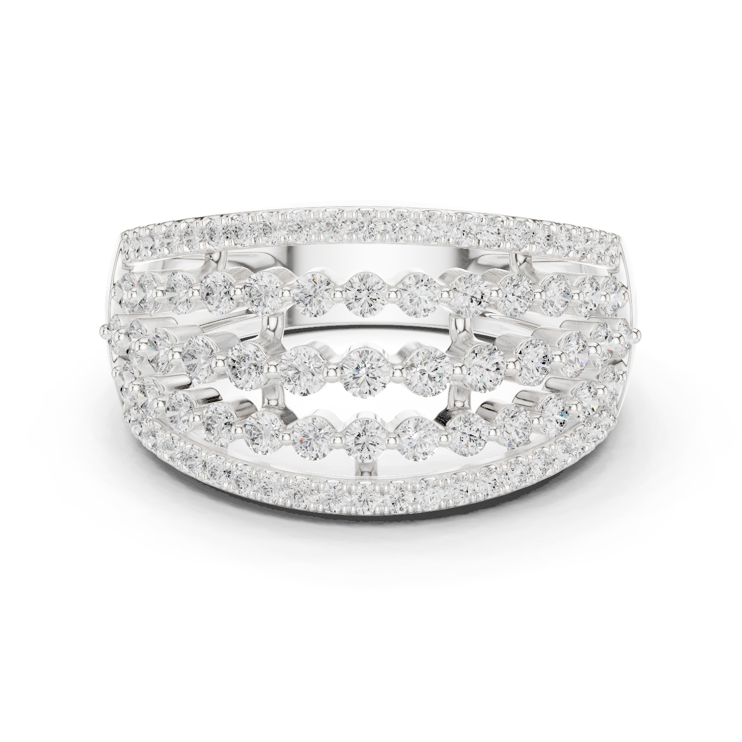Gold Ring DDLR-759, White Gold