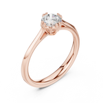 Gold Ring DDLR-554, Rose Gold, view 2