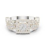 Gold Ring 19-120007L, White Gold