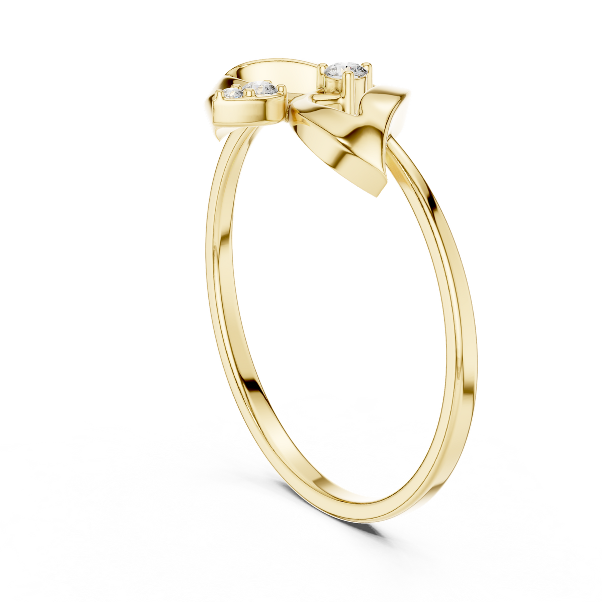 Gold Ring 1 (151), Yellow Gold, view 1