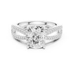 Gold Ring DDLR-734, White Gold, view 4