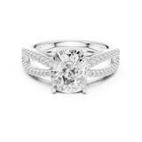 Gold Ring DDLR-734, White Gold, view 4