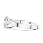 Gold Ring L03-1184, White Gold, view 3