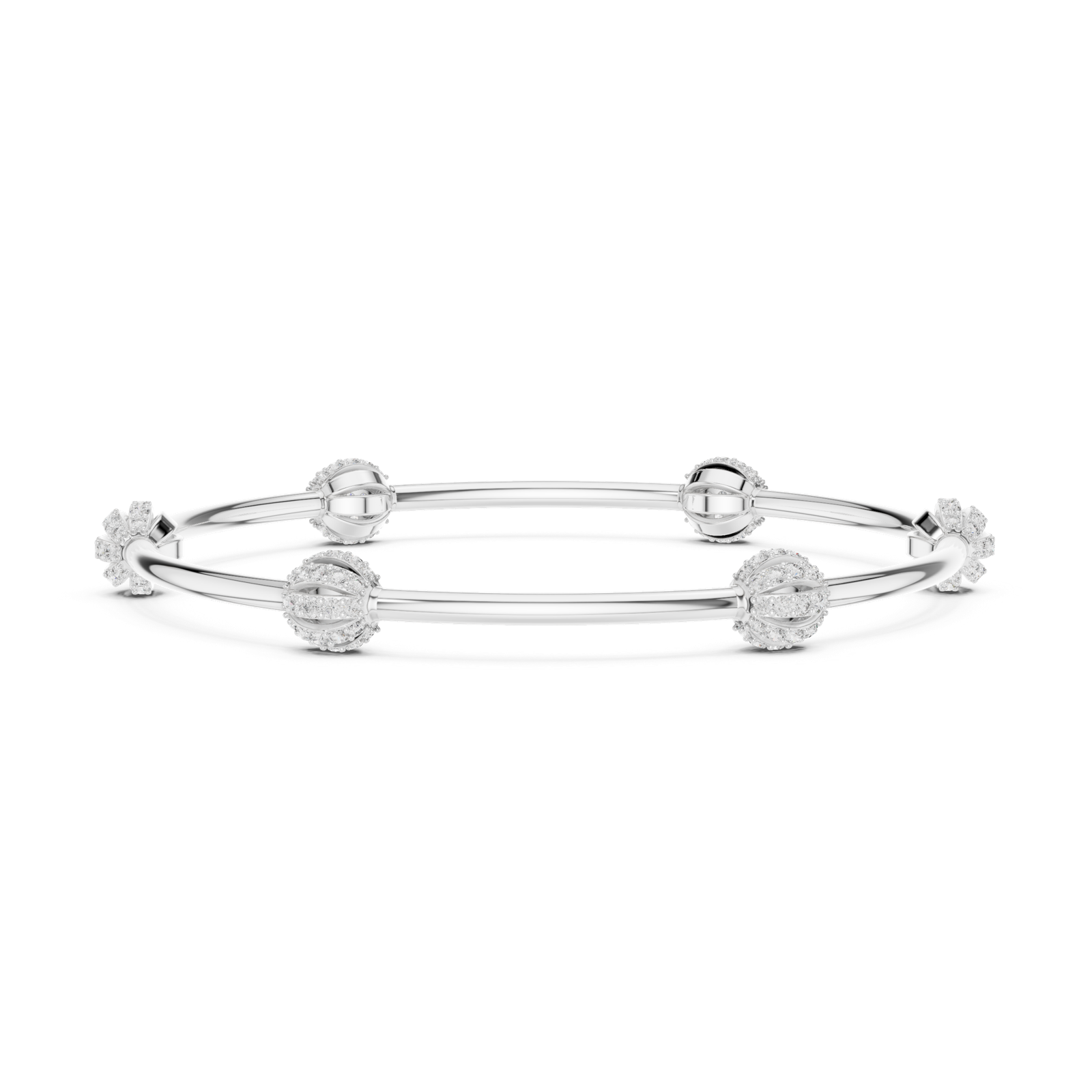 Gold Bracelet 12-10001@LB, White Gold, view 3