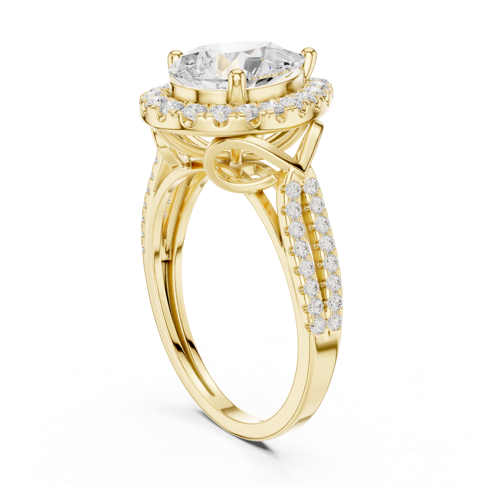 Gold Ring DDLR-397, Yellow Gold