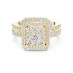 Gold Ring DDLR-583, Yellow Gold, view 4