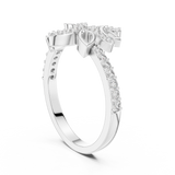 Gold Ring LR-01 (71), White Gold, view 1